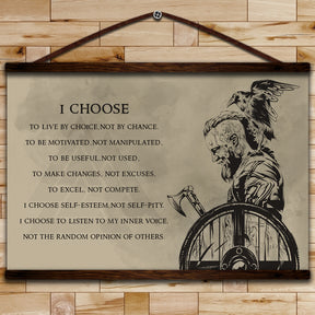 VK040 - I Choose - Ragnar - Viking Poster