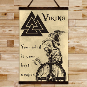 VK048 - Your Mind Is Your Best Weapon - Ragnar - Viking Poster
