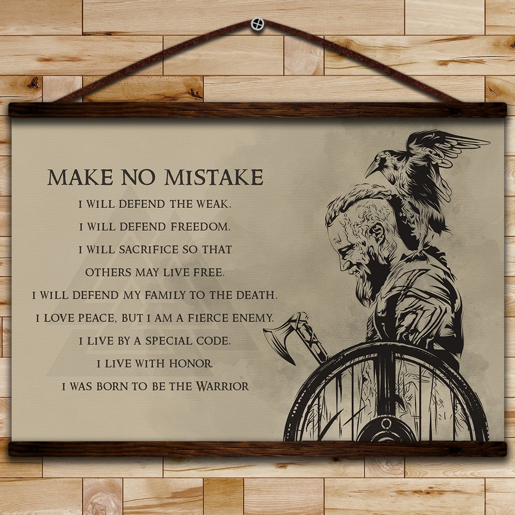 VK050 - Make No Mistake - Ragnar - Viking Poster
