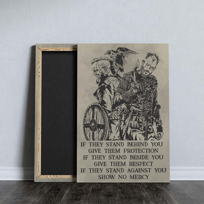 Viking Wall Art - Viking Poster - Viking Canvas - If - Show No Mercy - VK045 - Vertical Poster - Vertical Canvas