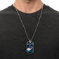 Warrior - It's not Over When You Lose - It's Over When You Quit - Sparta - Spartan - Black Dog Tag - Warrior Dog Tag - Military Ball Chain - Luxury Dog Tag