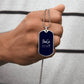 - Military Ball Chain - Luxury Dog Tag