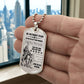 Knight Templar - Be Without Fear - Knight Templar Dog Tag - Military Ball Chain - Luxury Dog Tag