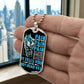 Dragon Ball - PAIN - You Are Not Dead Yet - Vegeta - Supper Saiyan Blue - Black Dog Tag - Dragon Ball Dog Tag - Military Ball Chain - Luxury Dog Tag