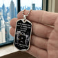 Dragon Ball - Call On Me Brother - Goku - Vegeta - Galaxy - Black Dog Tag - Dragon Ball Dog Tag - Military Ball Chain - Luxury Dog Tag