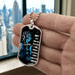 Dragon Ball - Don't Ever Think That The Reason - Goku - Galaxy - Black Dog Tag - Dragon Ball Dog Tag - Military Ball Chain - Luxury Dog Tag