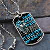 Dragon Ball - PAIN - You Are Not Dead Yet - Vegeta - Supper Saiyan Blue - Galaxy- Black Dog Tag - Dragon Ball Dog Tag - Military Ball Chain - Luxury Dog Tag