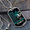 Dragon Ball - Quitting Is Not - Vegeta - Supper Saiyan Blue - Black Dog Tag - Dragon Ball Dog Tag - Military Ball Chain - Luxury Dog Tag