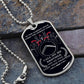 Warrior - Call On Me Brother - Sparta - Spartan - Black Dog Tag - Warrior Dog Tag - Military Ball Chain - Luxury Dog Tag