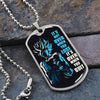 Dragon Ball - It's Not Over When You Lose - Goku - Supper Saiyan Blue - Black Dog Tag - Dragon Ball Dog Tag - Military Ball Chain - Luxury Dog Tag