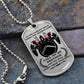 Warrior - Call On Me Brother - Sparta - Spartan - Warrior Dog Tag - Military Ball Chain - Luxury Dog Tag