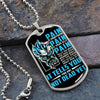 Dragon Ball - PAIN - You Are Not Dead Yet - Vegeta - Supper Saiyan Blue - Black Dog Tag - Dragon Ball Dog Tag - Military Ball Chain - Luxury Dog Tag