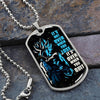 Dragon Ball - It's Not Over When You Lose - Goku - Supper Saiyan Blue - Galaxy - Black Dog Tag - Dragon Ball Dog Tag - Military Ball Chain - Luxury Dog Tag