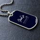 - Military Ball Chain - Luxury Dog Tag