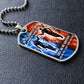 Viking - Call On me Brother - Ragnar Lothbrok - Floki - Military Ball Chain - Luxury Dog Tag