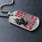 Soldier - PAIN - You Are Not Dead Yet 2 - Army - Marine - Soldier Dog Tag - Military Ball Chain - Luxury Dog Tag