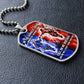 Samurai - Call On me Brother - Bushido - Katana - Ronin - Miyamoto Musashi - Military Ball Chain - Luxury Dog Tag