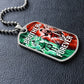 One Piece - Brother Forever - Monkey D. Luffy - Roronoa Zoro - Military Ball Chain - Luxury Dog Tag