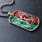 One Piece - Call On me Brother - Monkey D. Luffy - Roronoa Zoro - Military Ball Chain - Luxury Dog Tag