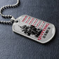 Soldier - Quitting Is Not - Army - Marine - Navy - Soldier Dog Tag - Military Ball Chain - Luxury Dog Tag