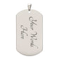- Military Ball Chain - Luxury Dog Tag