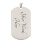 Soldier - Brother Forever - Army - Marine - Military Ball Chain - Luxury Dog Tag