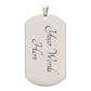 Warrior - Call On Me Brother - Sparta - Spartan - Black Dog Tag - Warrior Dog Tag - Military Ball Chain - Luxury Dog Tag