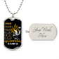 Dragon Ball - Quitting Is Not - Vegeta - Supper Saiyan - Black Dog Tag - Dragon Ball Dog Tag - Military Ball Chain - Luxury Dog Tag