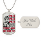 Dragon Ball - PAIN - You Are Not Dead Yet - Vegeta - Supper Saiyan Blue - Dragon Ball Dog Tag - Military Ball Chain - Luxury Dog Tag