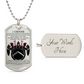 Warrior - I Choose - Sparta - Spartan - Warrior Dog Tag - Military Ball Chain - Luxury Dog Tag