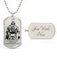Soldier - I'm Not Going To Lose - Army - Marine - Soldier Dog Tag - Military Ball Chain - Luxury Dog Tag
