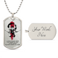 Samurai - I Just Know I'm Not Going To Lose - Bushido - Katana - Ronin - Samurai Dog Tag - Military Ball Chain - Luxury Dog Tag