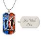 Viking - Call On me Brother - Ragnar Lothbrok - Floki - Military Ball Chain - Luxury Dog Tag