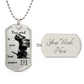 Samurai - Your Mind Is Your Best Weapon - Bushido - Katana - Ronin - Samurai Dog Tag - Military Ball Chain - Luxury Dog Tag