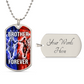 Samurai - Brother Forever - Bushido - Katana - Ronin - Miyamoto Musashi - Military Ball Chain - Luxury Dog Tag