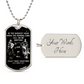 Knight Templar - Call On Me Brother - Galaxy - Black Dog Tag - Knight Templar Dog Tag - Military Ball Chain - Luxury Dog Tag