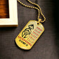 Warrior - Quitting Is Not - Sparta - Spartan - Warrior Dog Tag - Military Ball Chain - Luxury Dog Tag