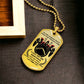 Warrior - Call On Me Brother - Sparta - Spartan - Warrior Dog Tag - Military Ball Chain - Luxury Dog Tag