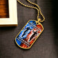 Viking - Call On me Brother - Ragnar Lothbrok - Floki - Military Ball Chain - Luxury Dog Tag