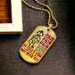 Warrior - PAIN - You Are Not Dead Yet - Sparta - Spartan - Warrior Dog Tag - Military Ball Chain - Luxury Dog Tag