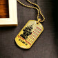 Soldier - Quitting Is Not - Army - Marine - Navy - Soldier Dog Tag - Military Ball Chain - Luxury Dog Tag