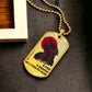 Dragon Ball - A Man - A Warrior - A Monster Inside - Goku - Dragon Ball Dog Tag - Military Ball Chain - Luxury Dog Tag