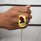 Dragon Ball - A Man - A Warrior - A Monster Inside - Goku - Dragon Ball Dog Tag - Military Ball Chain - Luxury Dog Tag