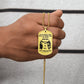 Knight Templar - Call On Me Brother - Knight Templar Dog Tag - Military Ball Chain - Luxury Dog Tag