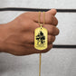 Knight Templar - I'm Not Going To Lose - Knight Templar Dog Tag - Military Ball Chain - Luxury Dog Tag