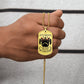 Warrior - Call On Me Brother - Sparta - Spartan - Warrior Dog Tag - Military Ball Chain - Luxury Dog Tag