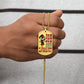 Samurai - PAIN - You Are Not Dead Yet - Bushido - Katana - Ronin - Samurai Dog Tag - Military Ball Chain - Luxury Dog Tag