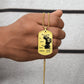 Samurai - Your Mind Is Your Best Weapon - Bushido - Katana - Ronin - Samurai Dog Tag - Military Ball Chain - Luxury Dog Tag