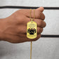Warrior - I Choose - Sparta - Spartan - Warrior Dog Tag - Military Ball Chain - Luxury Dog Tag