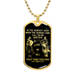 Knight Templar - Call On Me Brother - Galaxy - Black Dog Tag - Knight Templar Dog Tag - Military Ball Chain - Luxury Dog Tag
